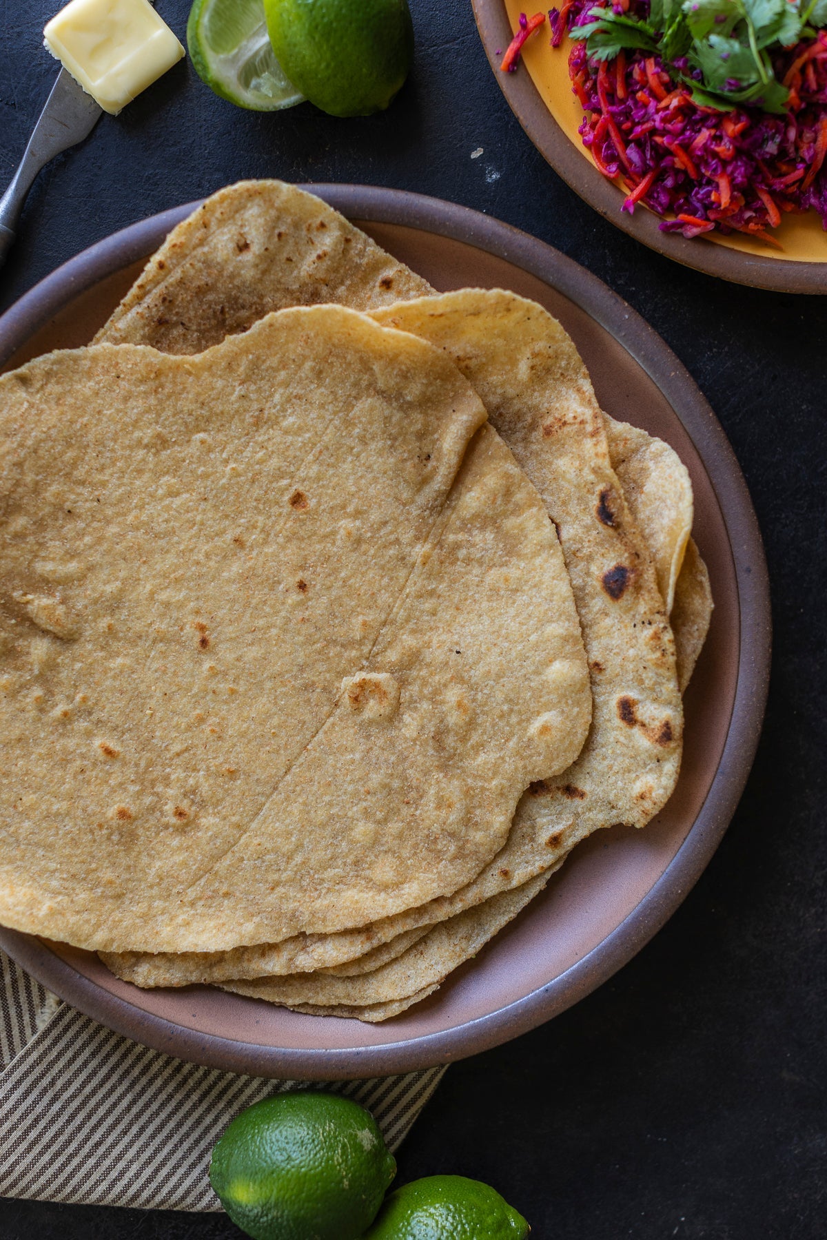 Homemade Tortillas with Fresh Milled Regenerative Organic Sonora Wheat