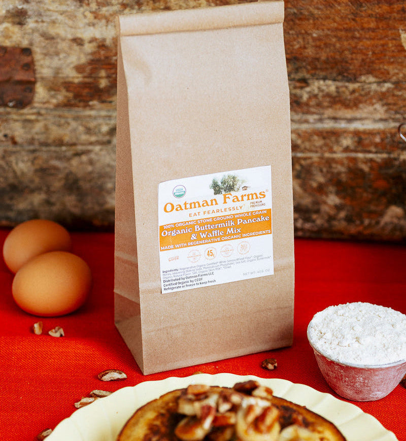 Oatman Farms Pancake and Waffle Mix Classic White Sonora Buttermilk