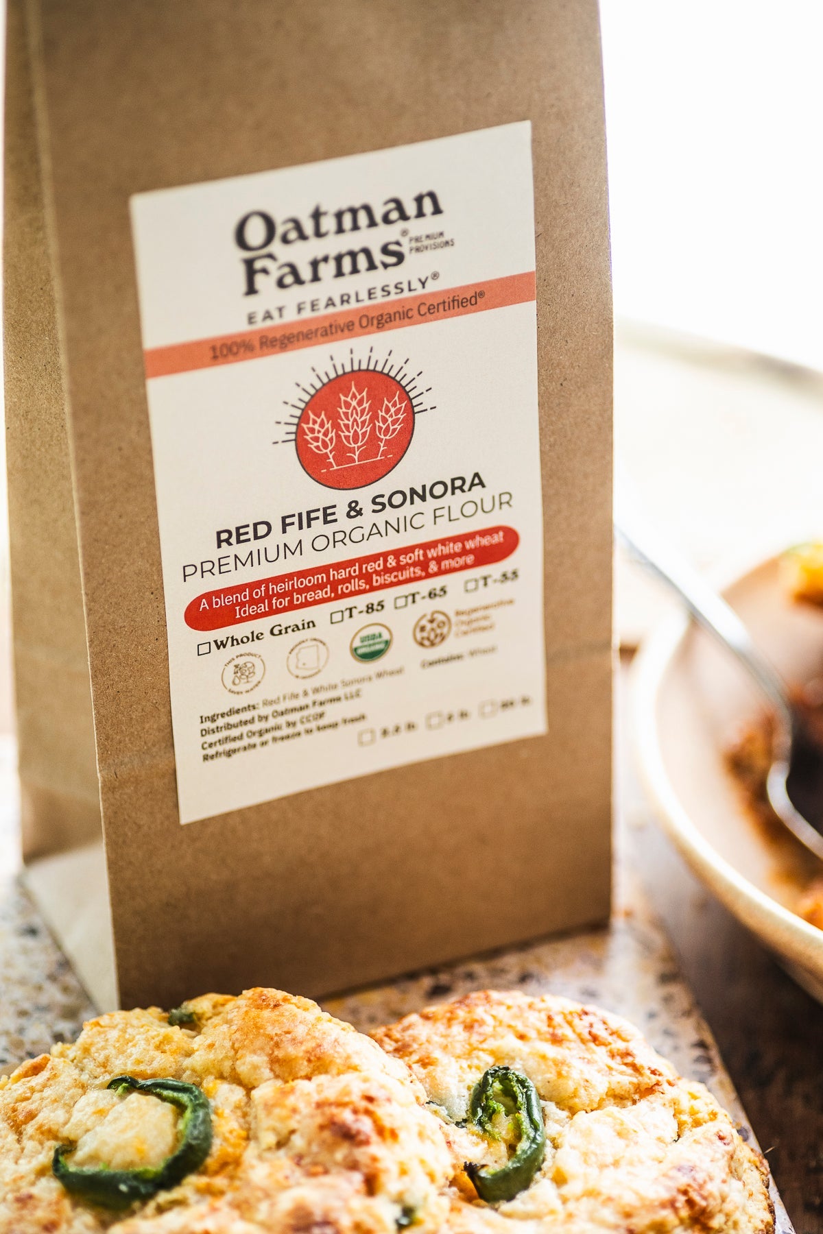 Oatman Farms Flour ROC® Red Fife & White Sonora All Purpose Flour Blend