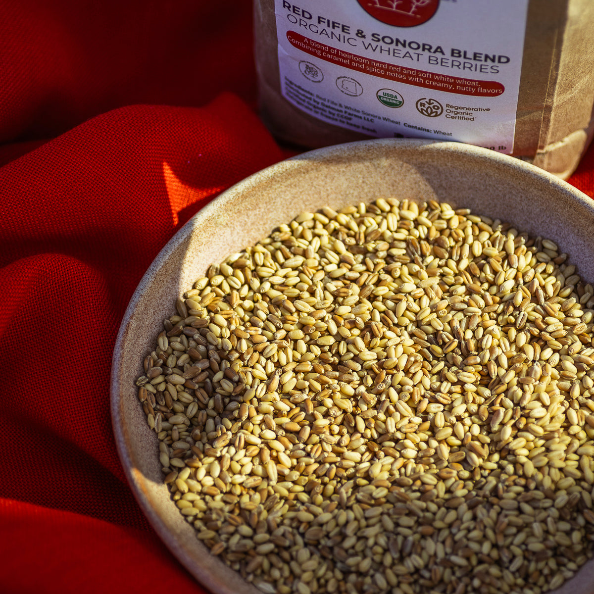 Oatman Farms LLC wheat berries ROC® Red Fife &amp; White Sonora Wheat Berry Blend