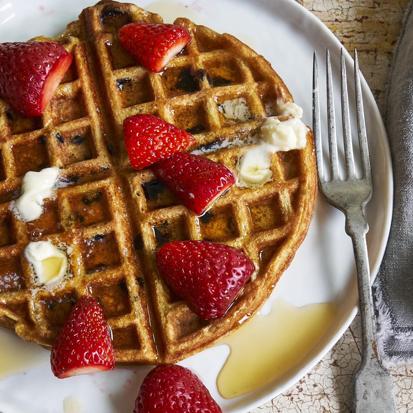 Oatman Farms Pancake and Waffle Mix White Sonora Blueberry